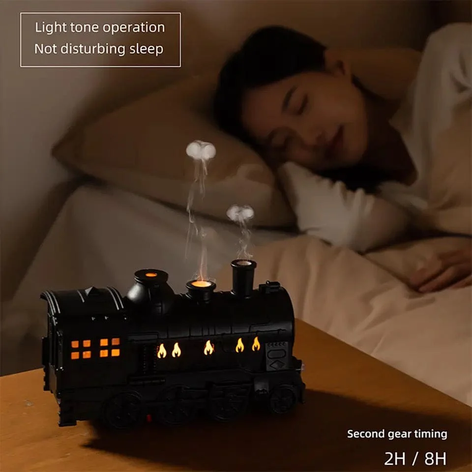 Retro Train Air Humidifier With Light - Image 2