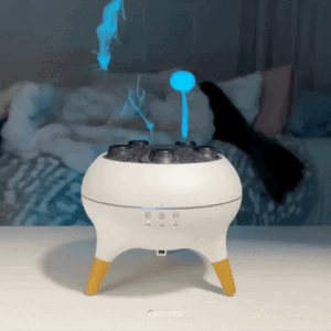 Flame Aroma Diffuser & Ocean Wave Romantic Mood Light