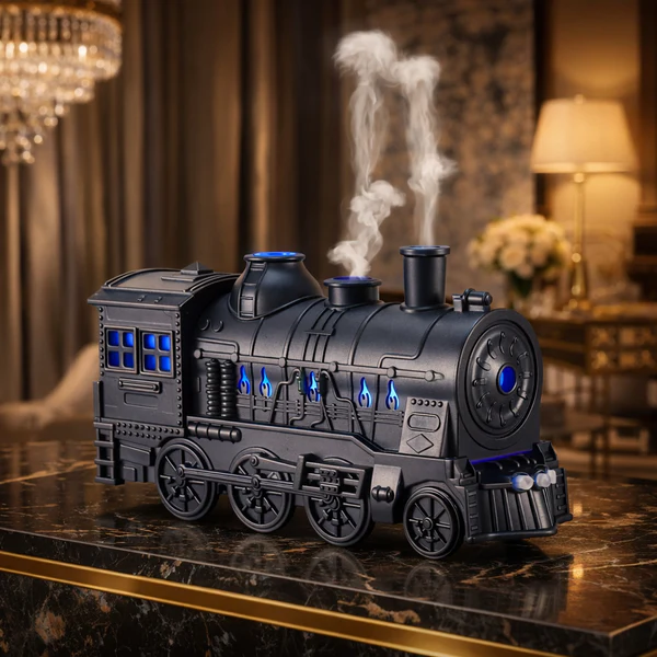 Retro Train Air Humidifier With Light - Image 7