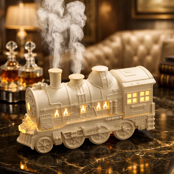 Retro Train Air Humidifier With Light - Image 6