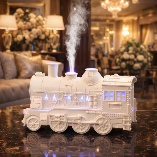 Retro Train Air Humidifier With Light - Image 8
