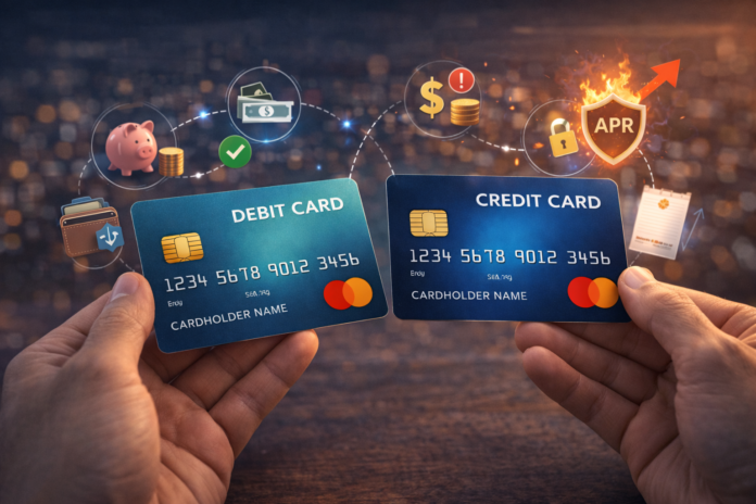 Differences Between Debit and Credit Cards