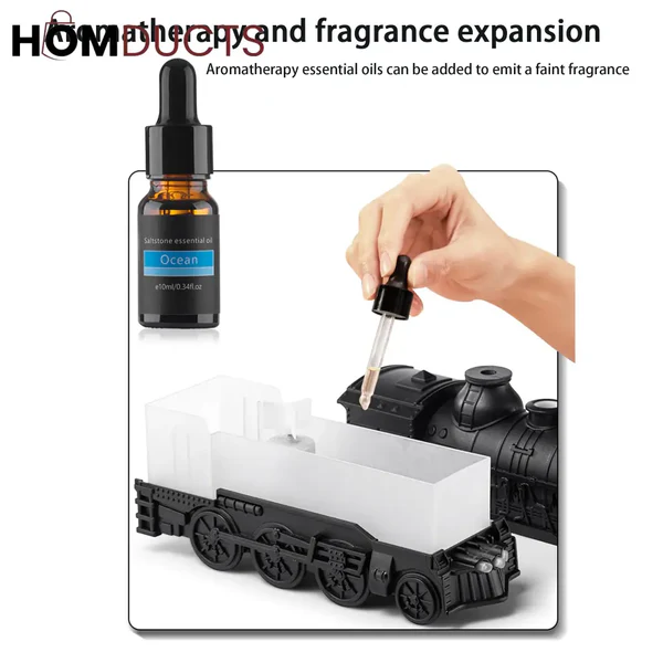 Retro Train Air Humidifier With Light - Image 5